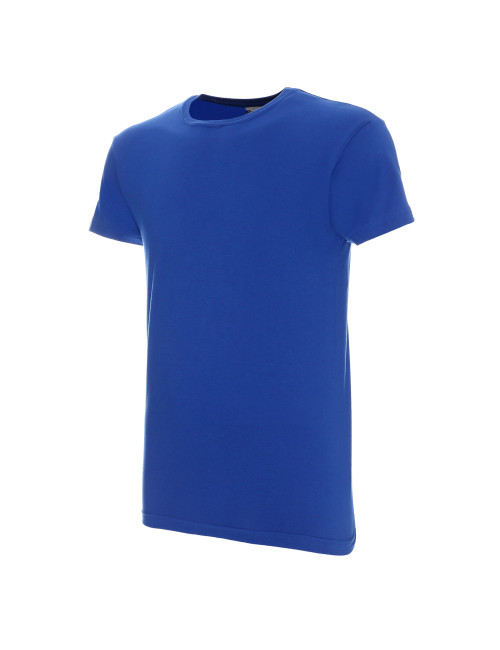 GEFFER Men`s T-SHIRT 100 CORNFLOWER embroidery print DTF logo for embroidery company