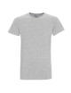GEFFER Men`s T-SHIRT 100 LIGHT GRAY MELANGE print embroidery logo screen printing