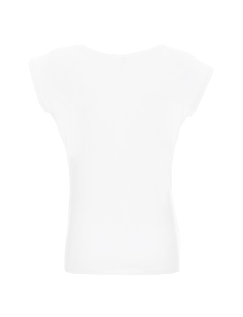 GEFFER Damen T-SHIRT 250 WEISS Stickerei, Firmenlogo, Siebdruck