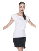 GEFFER Damen T-SHIRT 250 WEISS Stickerei, Firmenlogo, Siebdruck