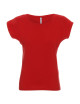 GEFFER Damen T-SHIRT 250 RED Stickerei, Logodruck, Siebdruck