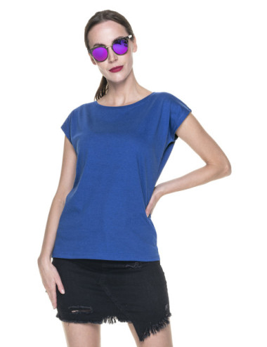 Damen T-Shirt 250 kornblumenblau Geffer