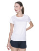 GEFFER Women`s T-SHIRT 245 WHITE Embroidery print DTG heat transfer