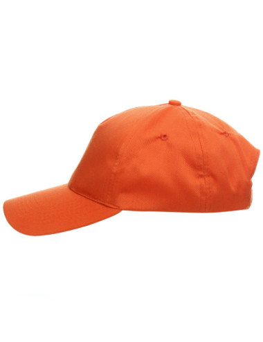 Klassische orangefarbene Baseballkappe von Promostars