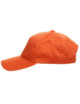 2Klassische orangefarbene Baseballkappe von Promostars