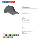 Promostars cap CLASSIC GRAY embroidery dtf transfer print