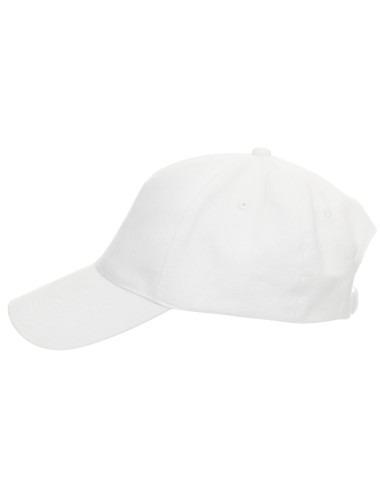 Promostars cap COMFORT WHITE embroidery logo print
