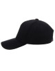 Crimson cut cap COMFORT PLUS BLACK embroidery logo print