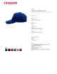 2Comfort Plus Mütze, kornblumenblau Promostars/Crimson CUT