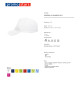 Promostars CLASSIC KID HAT WHITE Stickerei, Druck, Logo