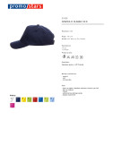 2Cap classic kid navy Promostars