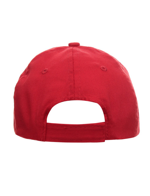 Promostars cap CLASSIC KID RED with own embroidery