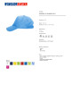 Promostars CAP CLASSIC KID BLUE embroidery, print, logo