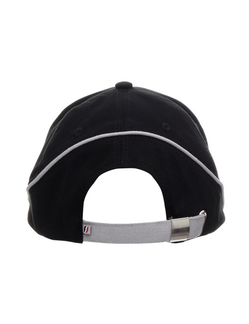 Schwarze Pilotenmütze für Herren von Promostars