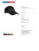 2Men's black pilot hat Promostars