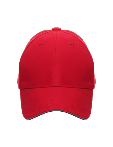 Herren-Sandwichhut Rot/Hellgrau Promostars/Crimson CUT