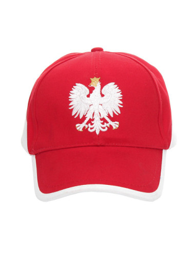 Men's racing cap red/white Promostars