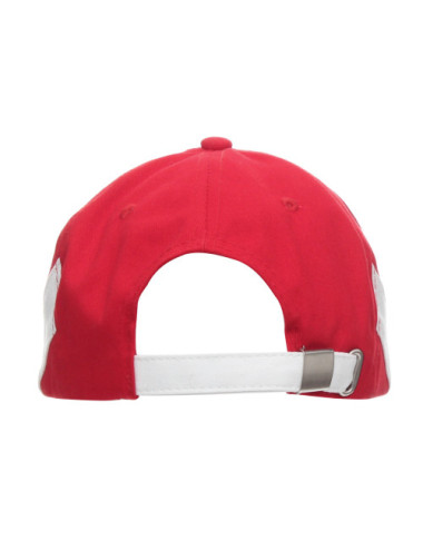 Men's racing cap red/white Promostars