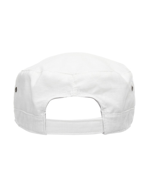 Crimson cut cap ARMY/RANGER WHITE under embroidery logo print