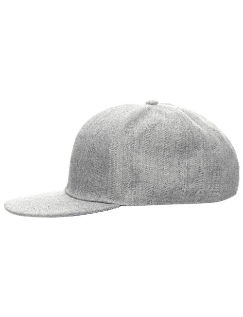 Herren-Rap-Cap hellgrau meliert/kornblumenblau Promostars/Crimson CUT