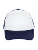 Promostars Baseballkappe NET NAVY BLUE/WHITE mit Logodruck und Stickerei