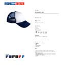 2Cap net navy/white Promostars