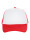 Cap net red/white Promostars