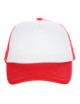 Netz-Baseballkappe rot/weiß Promostars