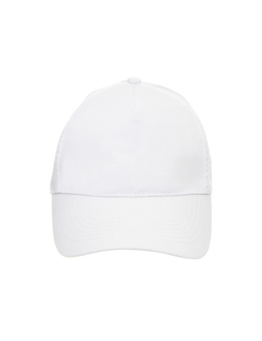 Geffer Baseballkappe 300 WHITE mit Aufdruck und gesticktem Logo