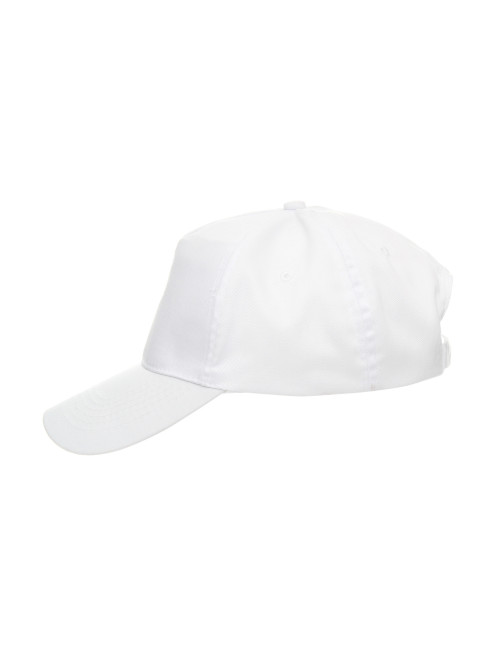Geffer cap 300 WHITE logo embroidery print