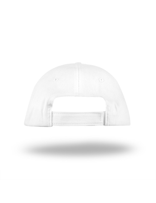 Geffer cap 300 WHITE logo embroidery print