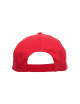 Geffer cap 300 RED under the logo embroidery print