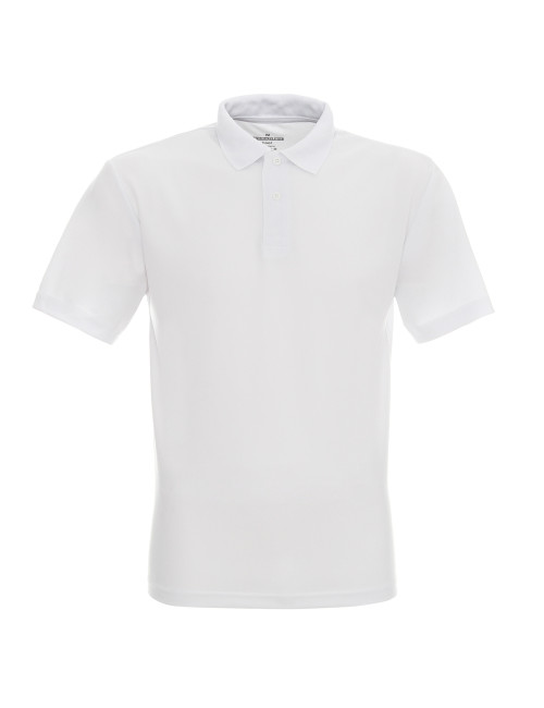 Promostars POLO Herren COOL WHITE Stickdruck, Siebdruck, Logoübertragung