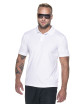 Promostars Men`s POLO COOL WHITE embroidery screen printing logo transfer