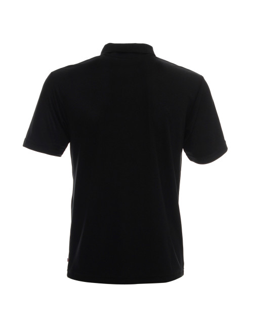 Promostars Men`s POLO COOL BLACK print embroidery silkscreen logo