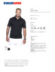 Promostars Men`s POLO COOL BLACK print embroidery silkscreen logo