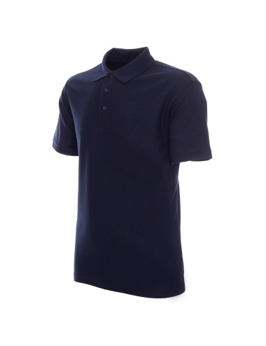 Promostars POLO Herren STANDARD NAVY BLUE Aufdruck, Siebdruck, Logo, Stickerei