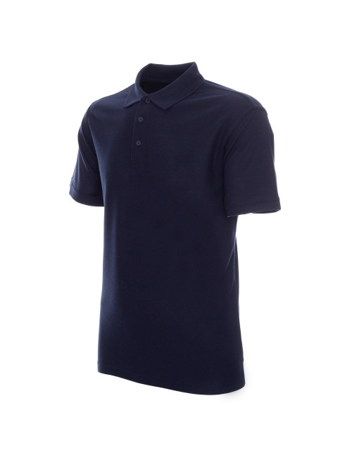 Promostars POLO Herren STANDARD NAVY BLUE Aufdruck, Siebdruck, Logo, Stickerei