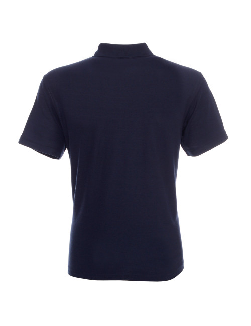 Promostars POLO Men`s STANDARD NAVY print silkscreen logo embroidery
