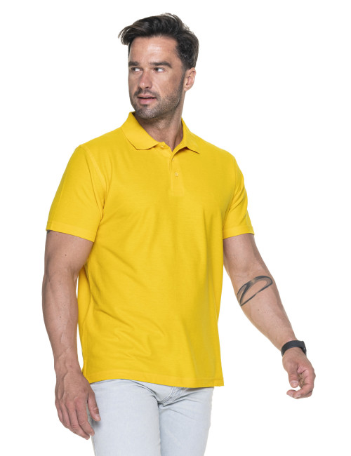 Promostars POLO Męska STANDARD ŻÓŁTY nadruk sitodruk logo haft