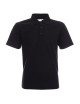 Promostars Men`s POLO STANDARD BLACK print DTF silkscreen logo embroidery