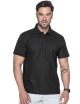 Promostars POLO Herren STANDARD SCHWARZ DTF-Druck, Siebdruck, Logo-Stickerei