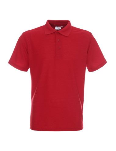 Promostars POLO men`s STANDARD RED print embroidery silkscreen logo