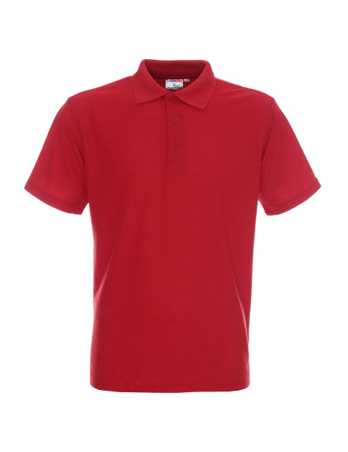 Promostars POLO men`s STANDARD RED print embroidery silkscreen logo