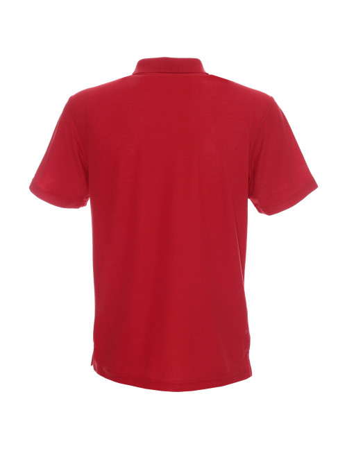 Promostars POLO men`s STANDARD RED print embroidery silkscreen logo