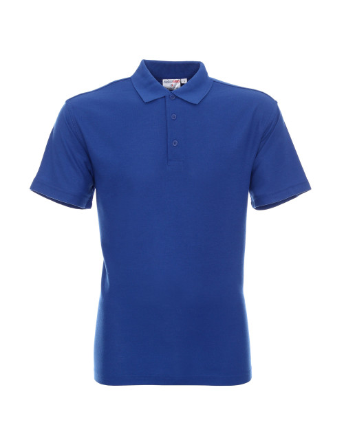 Promostars POLO Men`s STANDARD CORNFLOWER DTG print silkscreen logo embroidery