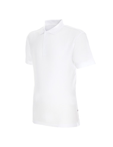 Promostars POLO Herren POLO HEAVY WHITE Aufdruck, Stickerei, Siebdruck-Logo