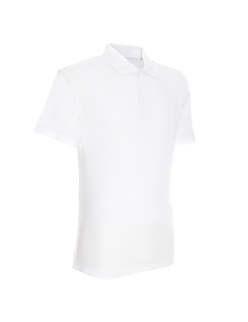 Promostars POLO Herren POLO HEAVY WHITE Aufdruck, Stickerei, Siebdruck-Logo