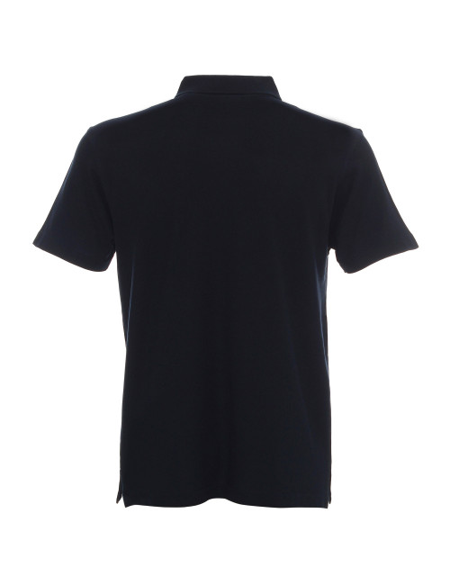 Promostars POLO Men`s POLO HEAVY BLUE silkscreen print logo print