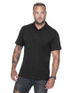 Promostars POLO Men`s POLO HEAVY BLACK silkscreen print logo embroidery